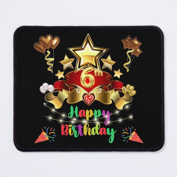 Item preview, 6 years old, Happy birthday 6 years old, (English), Child gift designed and sold by Ksmith-Style.