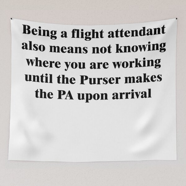 Item preview, Being a flight attendant also means... designed and sold by Born-to-fly.