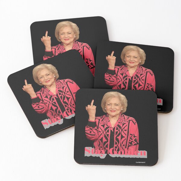 Item preview, Betty White middle finger  designed and sold by FortyTwoCustomm.
