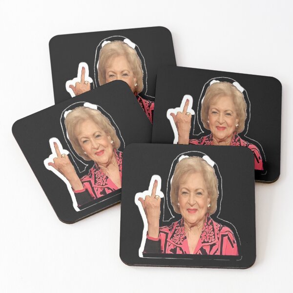 Item preview, Betty White middle finger designed and sold by FortyTwoCustomm.