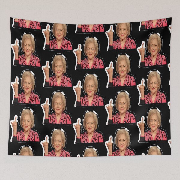 Item preview, Betty White middle finger designed and sold by FortyTwoCustomm.