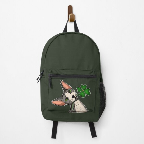 Item preview, Sphinx cat with four-leaf clover, Saint Patrick’s  designed and sold by Hennagirl.