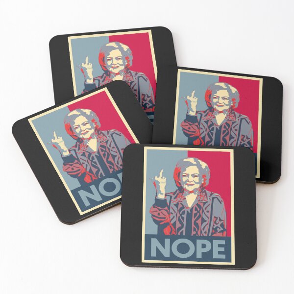 Item preview, Betty White T-ShirtBetty White Nope Middle Finger Up designed and sold by FortyTwoCustomm.