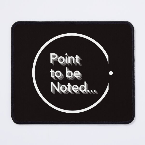 Item preview, POINT TO BE NOTED..(WHITE) designed and sold by adnan282000.