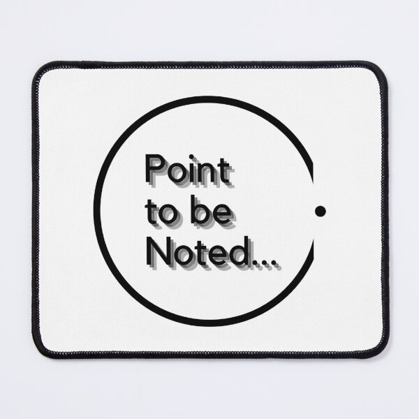 Item preview, POINT TO BE NOTED..(Black) designed and sold by adnan282000.