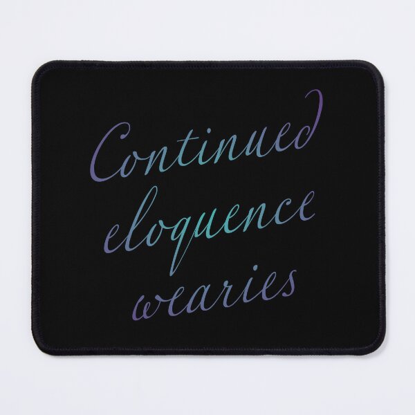 Item preview, Continued eloquence wearies. v.1 designed and sold by x1brett.