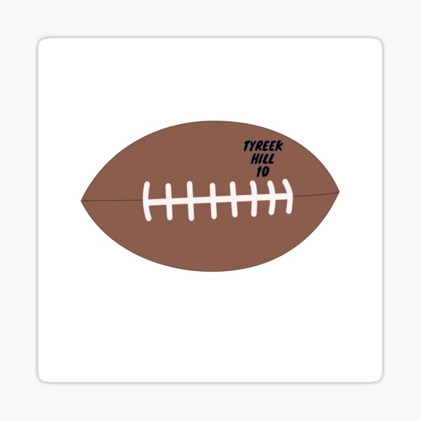 Tyreek hill 10 dolphine Sticker