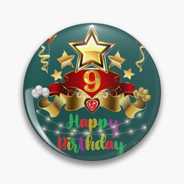 Item preview, 9 years old, Happy birthday 9 years old, (English), Child gift designed and sold by Ksmith-Style.