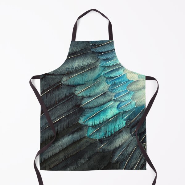 Item preview, Watercolor turquoise bird feathers designed and sold by MaryWatercolor.
