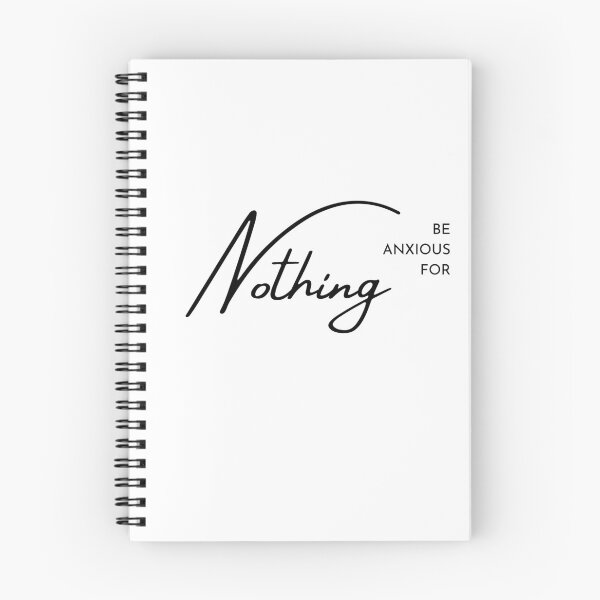 Item preview, Be Anxious for Nothing Philippians Bible Verse Philippians V3 designed and sold by Family Journey with God.