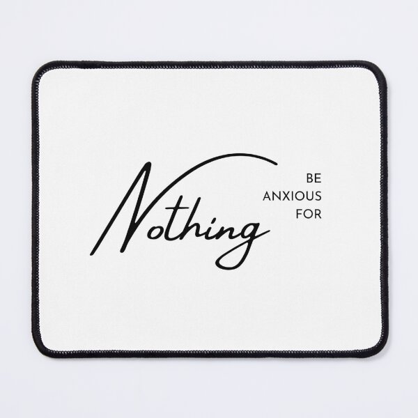 Item preview, Be Anxious for Nothing Philippians Bible Verse Philippians V3 designed and sold by Family Journey with God.