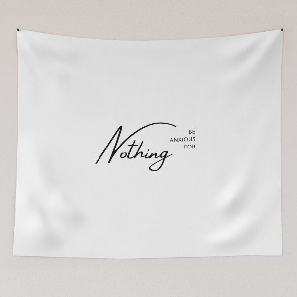 Item preview, Be Anxious for Nothing Philippians Bible Verse Philippians V3 designed and sold by Family Journey with God.