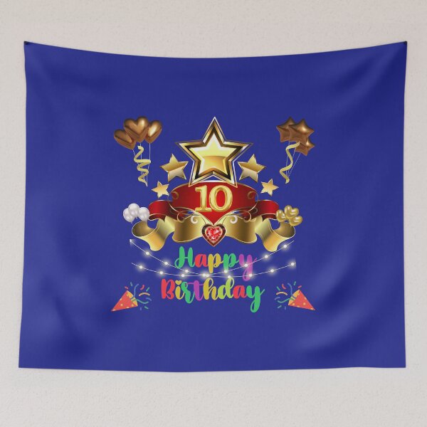 Item preview, 10 years, Happy birthday 10 years, (English), Child gift designed and sold by Ksmith-Style.
