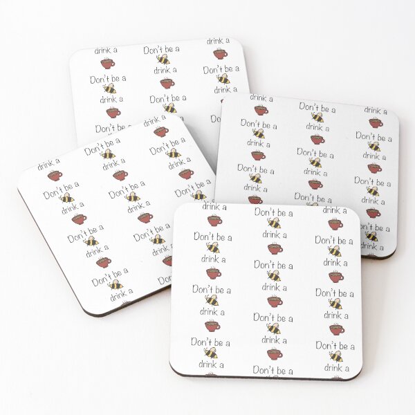 Item preview, Don't be a bee drink a tea design designed and sold by moonbean-art.