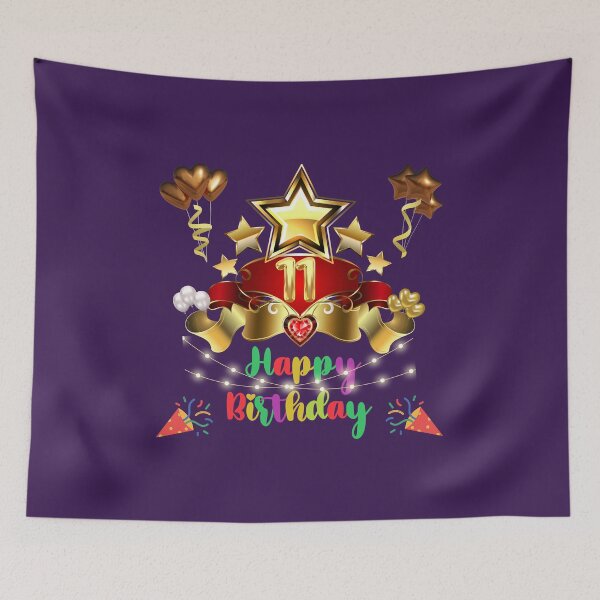 Item preview, 11 years old, Happy birthday 11 years old, (English), Child gift designed and sold by Ksmith-Style.