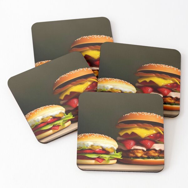 Item preview, strawberry burger 3 designed and sold by pottolski.