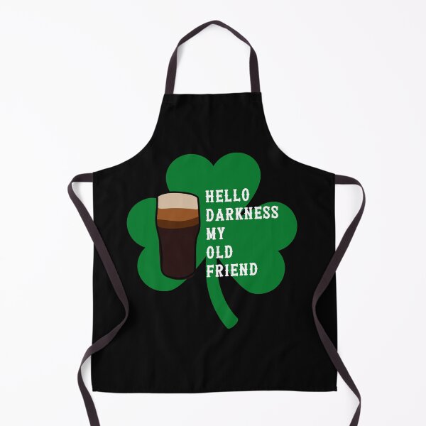 Artikelvorschau, Hallo Dunkelheit, mein alter Freund - Pintglas Irish Stout entworfen und verkauft von WigOutlet.