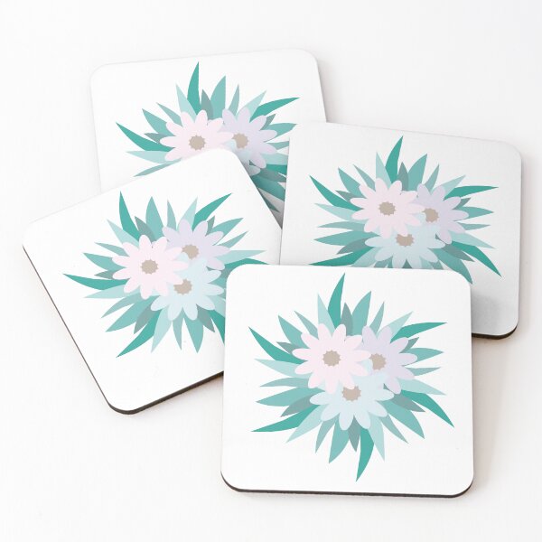 Item preview, pastel abstract flowers designed and sold by SunGraphicArt.