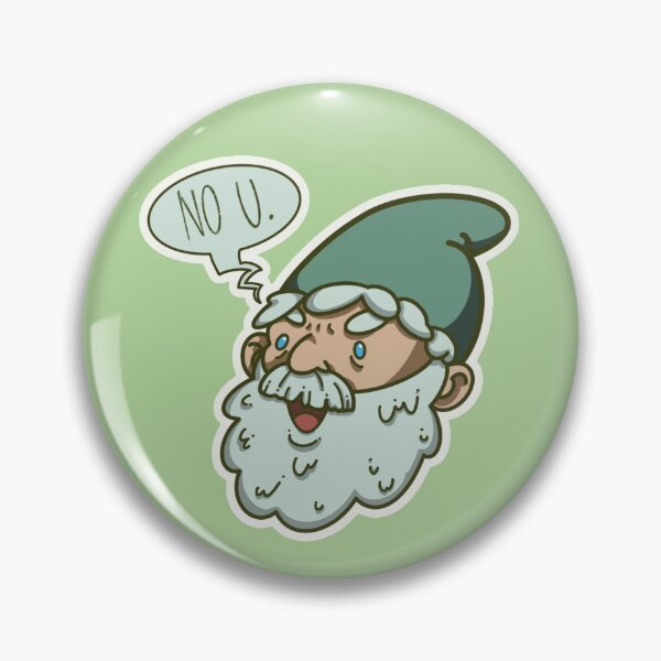 Item preview, "No u." Gnome designed and sold by gobbodrawz.