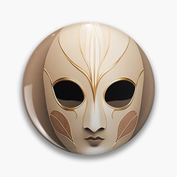 Item preview, Boho Style Gold Minimalist Mask designed and sold by BohoRhapsody.