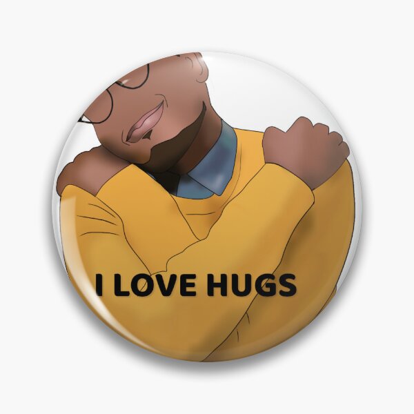 Item preview, Black man yellow sweater self hugging designed and sold by Hack3rRunway.