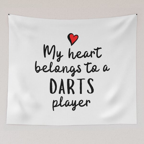 Item preview, My heart belongs to a darts player designed and sold by TheGreenGoat.