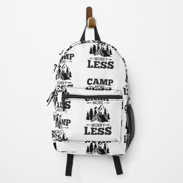 Item preview, CAMP MORE WORRY LESS designed and sold by SticerOcean.