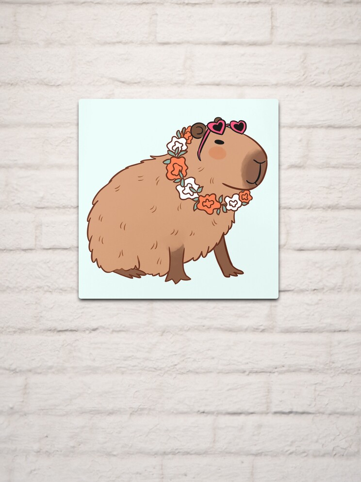 Capybara cute pattern - cartoon capybara illustration pack Poster for Sale  by Yarafantasyart