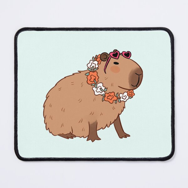 Item preview, This capybara is on vacation  designed and sold by Yarafantasyart.
