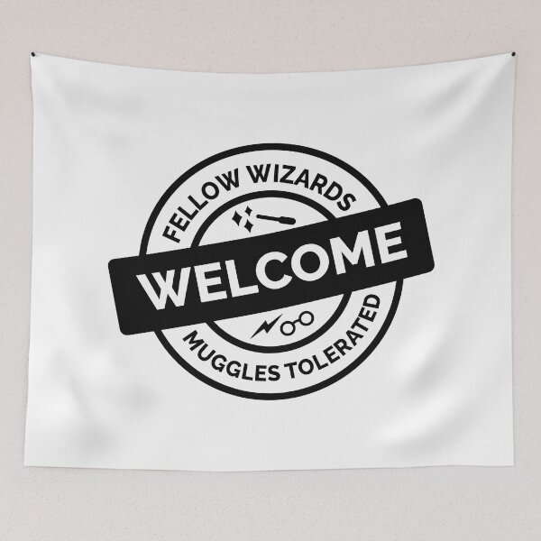 Item preview, Fellow wizards welcome! Muggles tolerated designed and sold by we-got-it-DSGN.