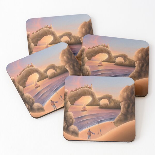 Item preview, Earthling Dream n.1 | The Crimson Village and the Magnificent Sea Rocks designed and sold by ledoliveira.