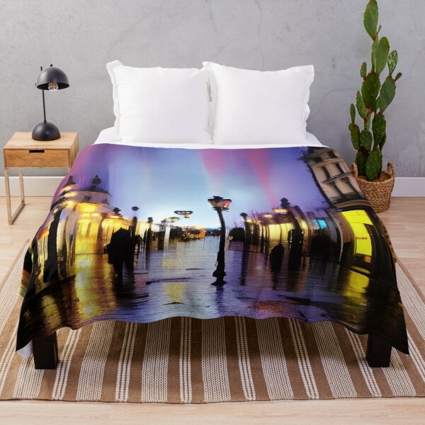 Item preview, An evening walk on a rainy day in the streets of Paris designed and sold by sadconfusedmoon.