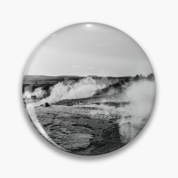 Item preview, Geothermal Area Iceland B&W designed and sold by Kate-P-.