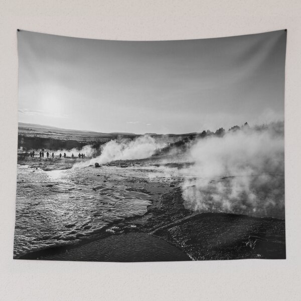 Item preview, Geothermal Area Iceland B&W designed and sold by Kate-P-.