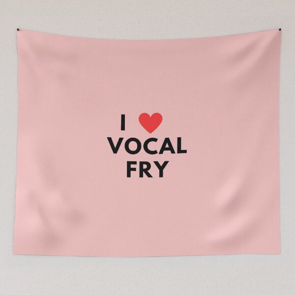 Item preview, I Love Vocal Fry Funny Love  designed and sold by FirnandArt.