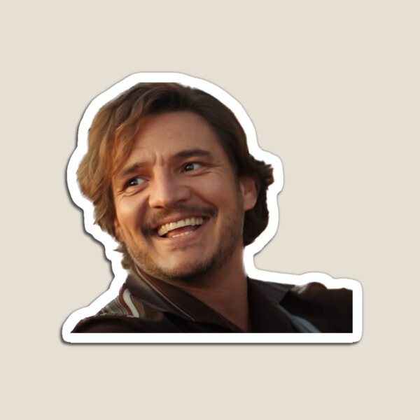 Item preview, Unhinged Pedro Pascal Sticker  designed and sold by floridiangoblin.