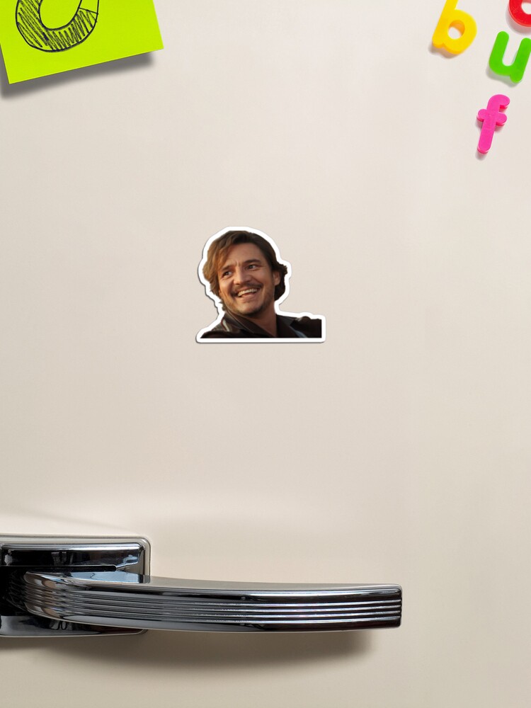 Thumbnail 1 of 3, Magnet, Unhinged Pedro Pascal Sticker designed and sold by floridiangoblin.