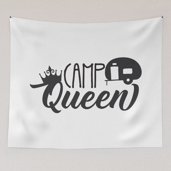 Item preview, CAMP QUEEN designed and sold by SticerOcean.