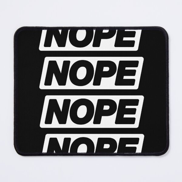 Item preview, Nope in black designed and sold by Tarroi.