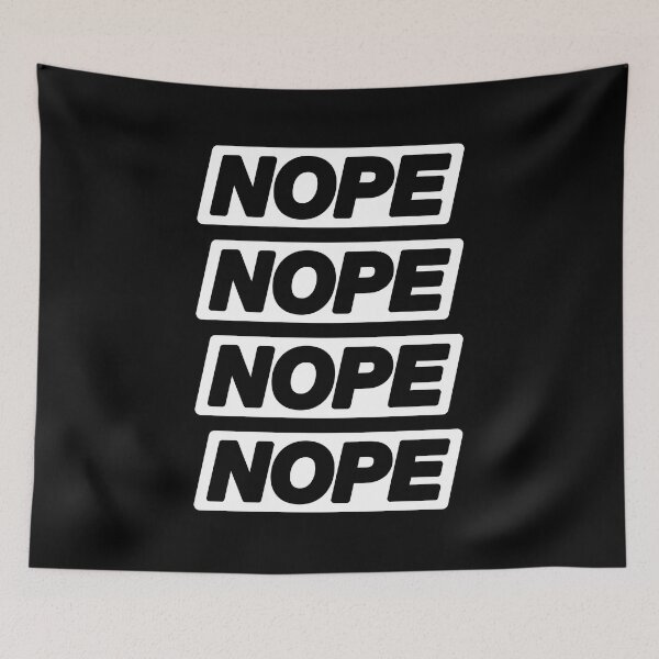 Item preview, Nope in black designed and sold by Tarroi.