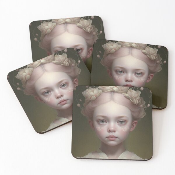 Item preview, Cute Girl with flower garland, series5 designed and sold by ebrawne.