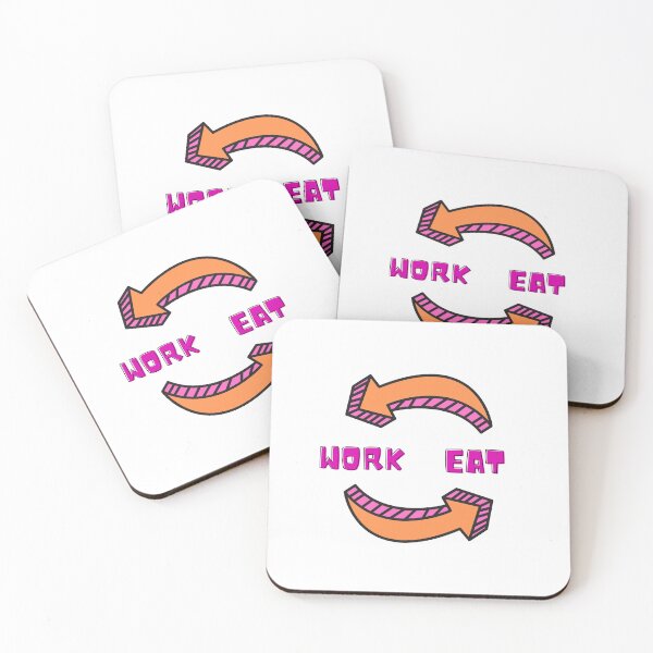 Item preview, WORK EAT REPEAT gym motivation designed and sold by TomFitCL.