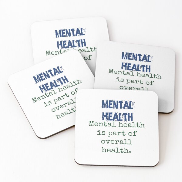 Item preview, Mental Health Is Part Of Overall Health - Mental Health Quote designed and sold by CrankyOldDude.