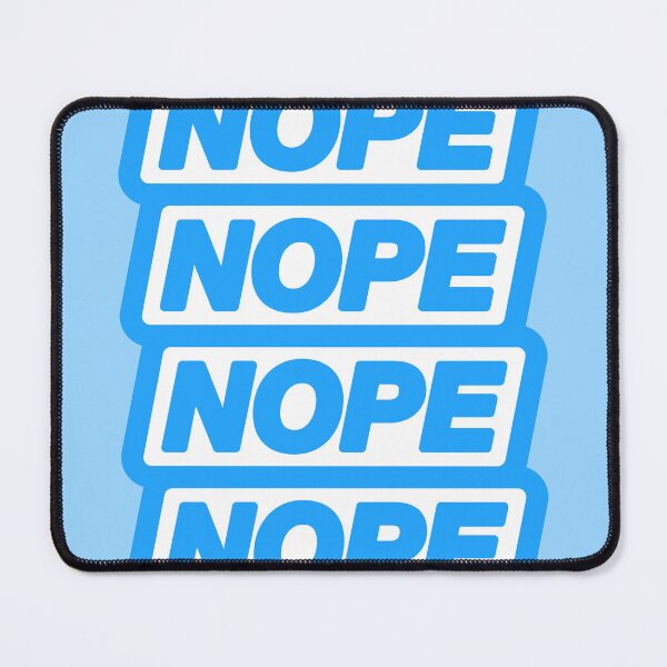 Item preview, Nope in blue designed and sold by Tarroi.