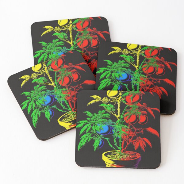 Item preview, Colorful tomato, blue red yellow green RAINBOW! designed and sold by NxtGenArt.