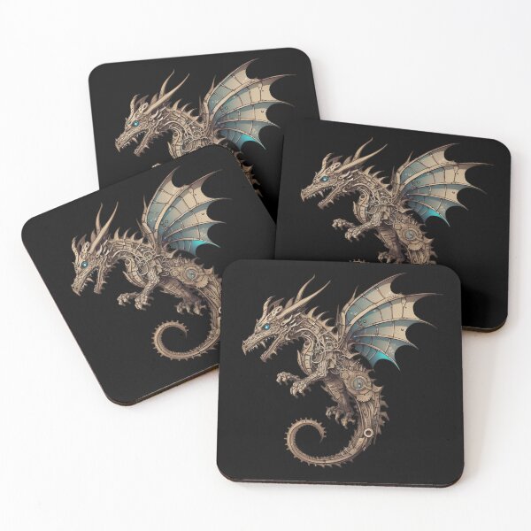 Item preview, Steampunk Dragon fantasy Illustration designed and sold by Gerald Waters.