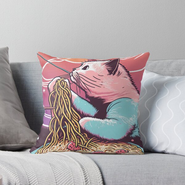 Item preview, Cat Eating Spaghetti: The Spaghetti Chronicles designed and sold by OmStyleStudio.