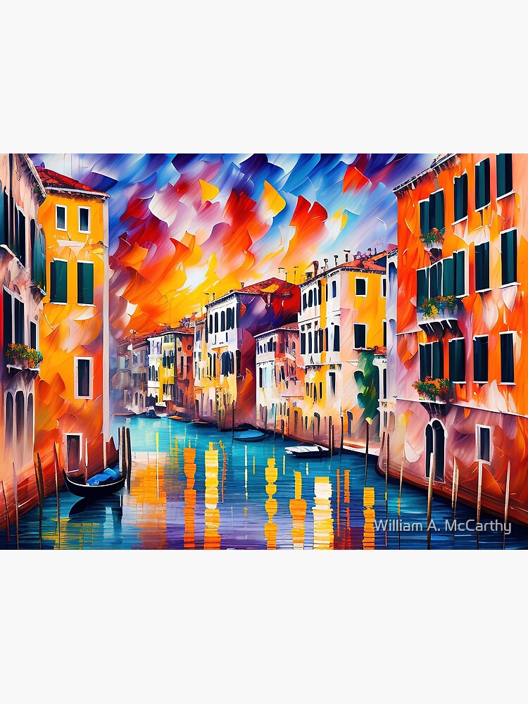 moderne mit Leinwanddruck klassisches Poster abstrakte Venezia | Poster Redbubble von druckbares Poster A. Italien William \
