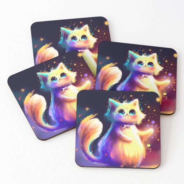 Item preview, Magical Kitten Astrid Floof designed and sold by JinxPoof.
