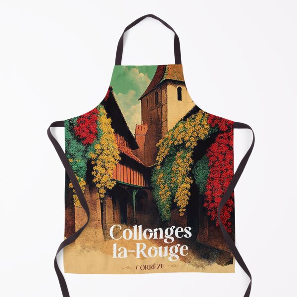 Item preview, Original poster of the Medieval City of Collonges la Rouge in Corrèze designed and sold by Bird Design.